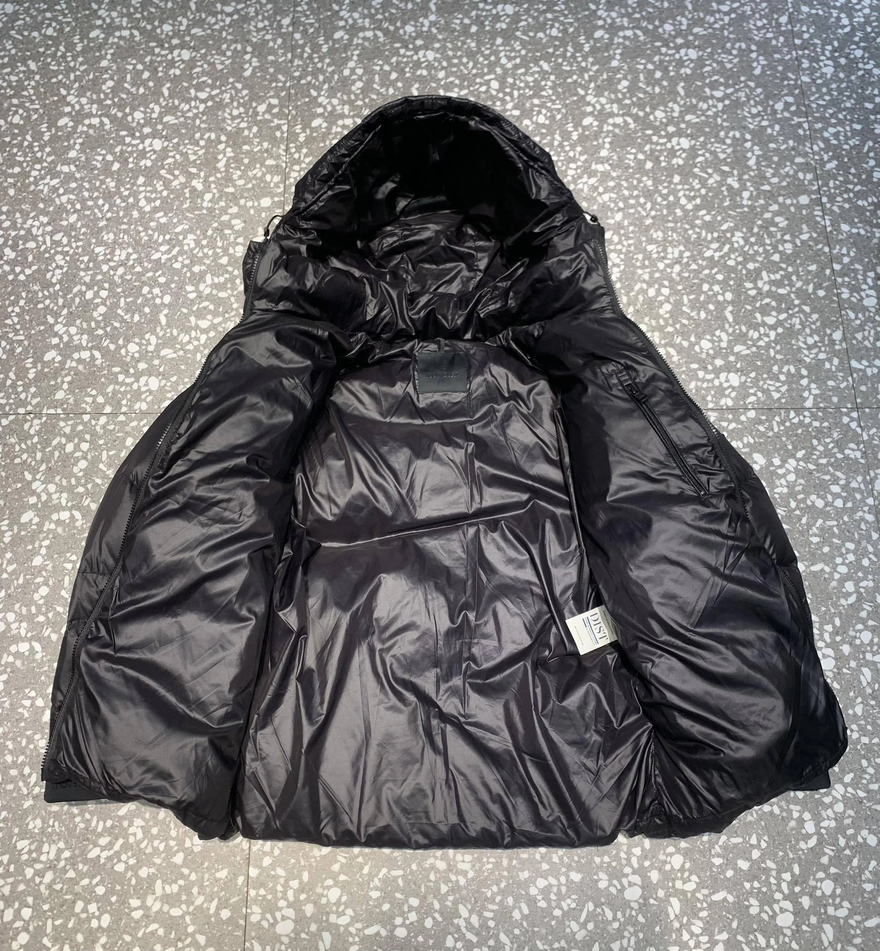 wg.luxury- 7o9385r polyester fiber down jacket 90 White goose down oversized 2Colour item:D-F431J1327-2